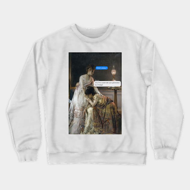 Chatgpt Crewneck Sweatshirt by Stupidart1